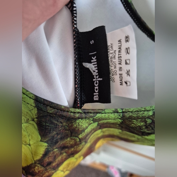 Blackmilk Rainbow Snakeskin bodycon dress size small - Picture 3 of 4